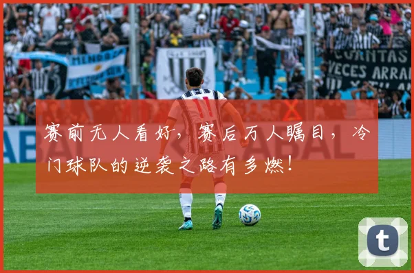 赛前无人看好,赛后万人瞩目,冷门球队的逆袭之路有多燃!